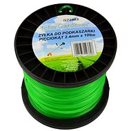 GEKO Mower string, pentagonal profile 2,4mm x 100m - Trimmer Line