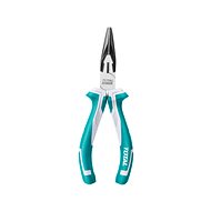 TOTAL-TOOLS Half-round straight pliers, 160mm, industrial - Half-Round Pliers
