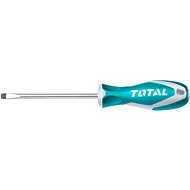 TOTAL-TOOLS Flat-head Screwdriver, (-) 5x75mm, CrV, Industrial - Screwdriver