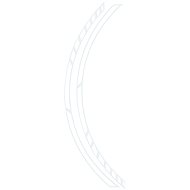 FOLIATEC - RACING wheel self-adhesive line - white - Rim Stripes