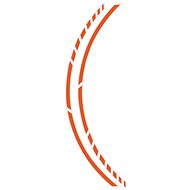 FOLIATEC - self-adhesive line for wheel circumference RACING - orange - Rim Stripes