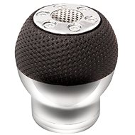 4CARS Gear lever handle black and silver - Gear Stick