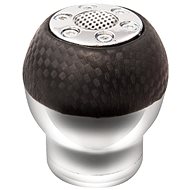 4CARS Shift lever handle black carbon-silver - Gear Stick