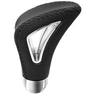 4CARS Gear shift lever black leather design - Gear Stick