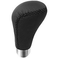 4CARS Gear Stick Head Black Leather Design - Gear Stick