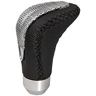4CARS Gear shift lever chrome-black leather - Gear Stick
