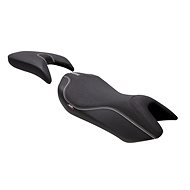 SHAD Comfort saddle black, white seams - Motorbike Seat
