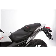 SHAD Comfort saddle black / gray, red seams - Motorbike Seat