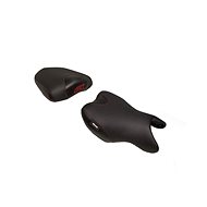 SHAD  Comfortable Saddle with Black, Red Seams for SUZUKI GSR 750 (2011-2016) - Motorbike Seat