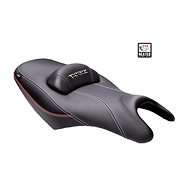 SHAD Comfortable Seat Heated Black/Red, Grey Seams for YAMAHA XP 530 T-MAX (2014-2016) - Motorbike Seat