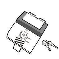 SHAD Dark gray closing mechanism for SH48 - Accessory