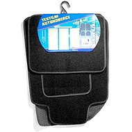 COMPASS Textile carpets UNI 4pcs size 1. black - Car Mats