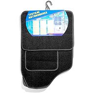 COMPASS Textile carpets UNI 4pcs size 2. black - Car Mats