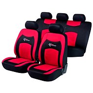 Walser Seat Covers for Whole Vehicle RS Racing Red/Black - Car Seat Covers