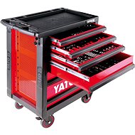 YATO Mobile workshop cabinet with tools (177pcs) 6 drawers - Tool trolley
