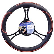 COMPASS WAVE steering wheel cover red - Steering Wheel Cover