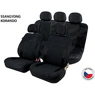 CAPPA car seats Perfetto AL SSangYong Korando, black - Car Seat Covers