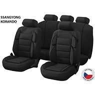 CAPPA car seats Perfetto YL SSangYong Korando, black - Car Seat Covers