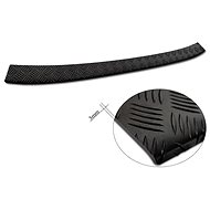 AVISA Profiled ALU rear door sill cover (black - grooved) for Ford Tourneo Connect II, r. v. - Boot Edge Protector