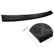 AVISA Profiled ALU rear door sill cover (black - grooved) for Ford Tourneo Connect III, from - Boot Edge Protector