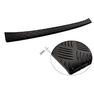 AVISA Profiled ALU rear door sill cover (black - grooved) for Mercedes Citan W420, from r. v. - Boot Edge Protector