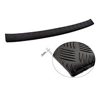 AVISA Profiled ALU rear door sill cover (black - grooved) for Nissan X-Trail IV, from r. v. 2 - Boot Edge Protector