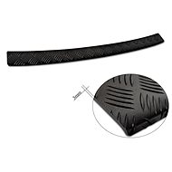 AVISA Profiled ALU rear door sill cover (black - grooved) for Škoda Kamiq, from r.v. 2019 -> - Boot Edge Protector