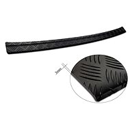 AVISA Profiled ALU rear door sill cover (black - grooved) for Toyota Highlander XU70, from r - Boot Edge Protector