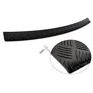 AVISA Profiled ALU rear door sill cover (black - grooved) for Volkswagen Caddy III, r. v. 2 - Boot Edge Protector