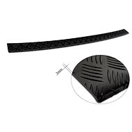 AVISA Profiled ALU rear door sill cover (black - grooved) for Volkswagen Tiguan II, from r. v - Boot Edge Protector