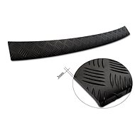 AVISA Profiled ALU rear door sill cover (black - grooved) for Volkswagen Touran II, from r. v - Boot Edge Protector