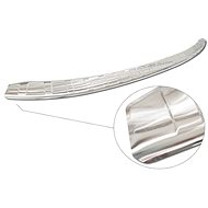 AVISA profiled stainless steel rear door sill cover for BMW i3 (i01) Facelift, from 2017 -, silver - Boot Edge Protector