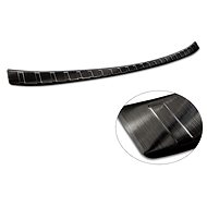 AVISA Profiled stainless steel rear door sill cover for BMW iX, from r.v. 2021 ->, black - Boot Edge Protector