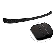 AVISA Profiled stainless steel rear door sill cover (black matt) for BMW iX (I20), from r.v. 2021 -> - Boot Edge Protector