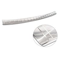 AVISA Profiled stainless steel rear door sill cover for BMW X1 U11, from r.v. 2022 ->, silver - Boot Edge Protector