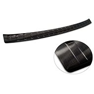 AVISA Profiled stainless steel rear door sill cover for BMW X1 U11, from r.v. 2022 ->, black - Boot Edge Protector