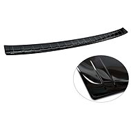 AVISA Profiled stainless steel rear door sill cover for BMW X1 U11, from r.v. 2022 ->, black - Boot Edge Protector