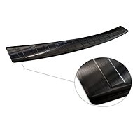 AVISA profiled stainless steel rear door sill cover for BMW X6 II F16 - black, r. v. 2013 - 2018 - Boot Edge Protector