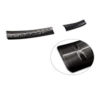 AVISA Profiled stainless steel rear door sill cover for Citroen C4 X, from r.v. 2022 ->, black - Boot Edge Protector