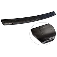 AVISA Profiled stainless steel rear door sill cover for Citroen C5 X, from r.v. 2021 ->, black - Boot Edge Protector