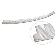 AVISA Profiled stainless steel rear door sill cover for Dacia Jogger, from r.v. 2021 ->, silver - Boot Edge Protector
