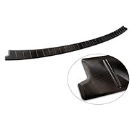 AVISA Profiled stainless steel rear door sill cover for Dacia Jogger, from r.v. 2021 ->, black - Boot Edge Protector