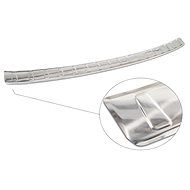 AVISA profiled stainless steel rear door sill cover for Fiat 500 e II hatchback 3-door, from r. v. 2 - Boot Edge Protector