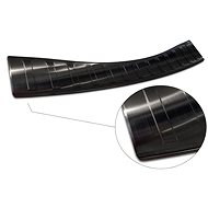AVISA profiled stainless steel inner rear door sill cover Ford Mondeo MK V Sedan / Hatchback black, - Boot Edge Protector