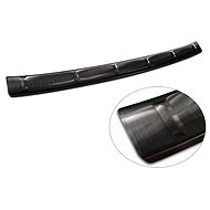 AVISA Profiled stainless steel rear door sill cover for Honda Civic XI, from r.v. 2021 ->, black - Boot Edge Protector