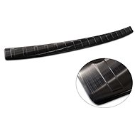 AVISA Profiled stainless steel rear door sill cover for Kia Sportage V, from r.v. 2021 ->, black - Boot Edge Protector