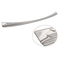 AVISA Profiled stainless steel rear door sill cover for Lexus NX II, from r.v. 2021 ->, silver - Boot Edge Protector