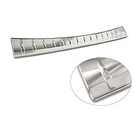 AVISA Profiled stainless steel rear door sill cover for Mazda2 Hybrid, from r.v. 2021 ->, silver - Boot Edge Protector