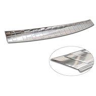 AVISA Profiled stainless steel rear door sill cover for Mercedes EQE SUV, from r.v. 2022 ->, silver - Boot Edge Protector