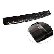 AVISA Profiled stainless steel rear door sill cover for Mercedes EQS, from r.v. 2021 ->, black - Boot Edge Protector
